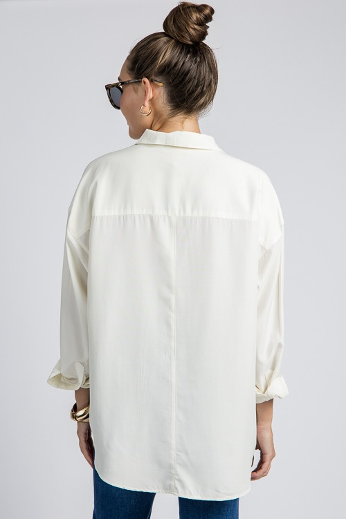 Kylie Oversize Shirt, Ivory - 4K7A0134.jpg