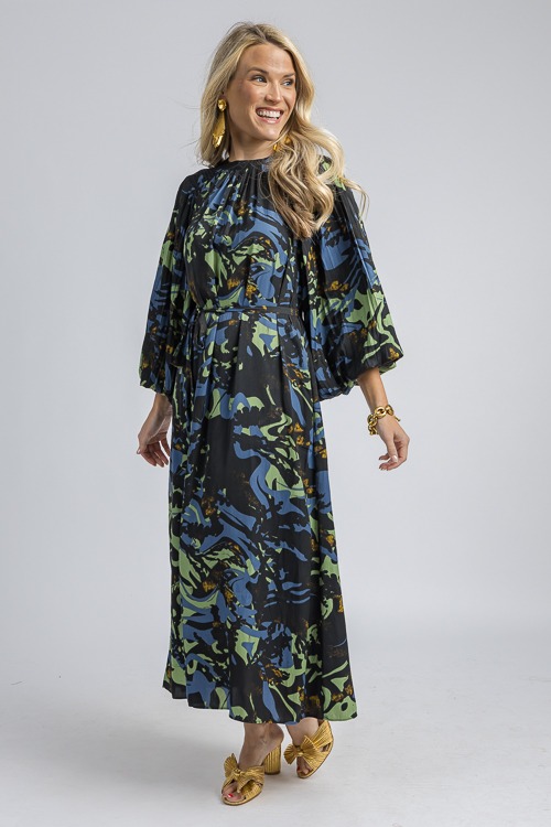 Noel Printed Midi