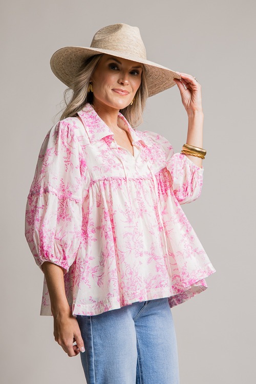 Palmer Floral Top, Pink - 4K7A0185p.jpg