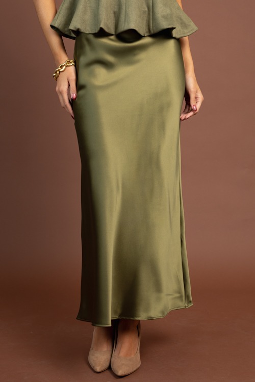 Olive Satin Maxi Skirt - 4K7A0281.jpg