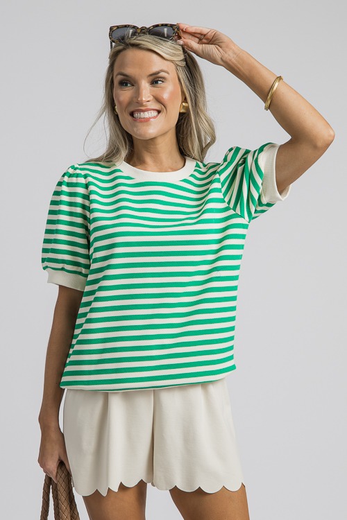 Corina Stripe Top, Green - 4K7A0319.jpg