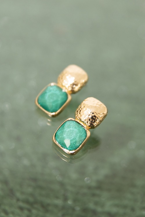 Gemma Stone Earring, Lt. Green - 4K7A0368.jpg