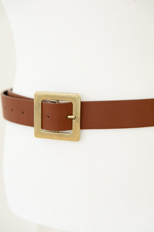 Classic Buckle Belt, Brown - 4K7A0382.jpg