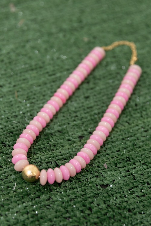 Rondelle Necklace, Pink - 4K7A0388.jpg