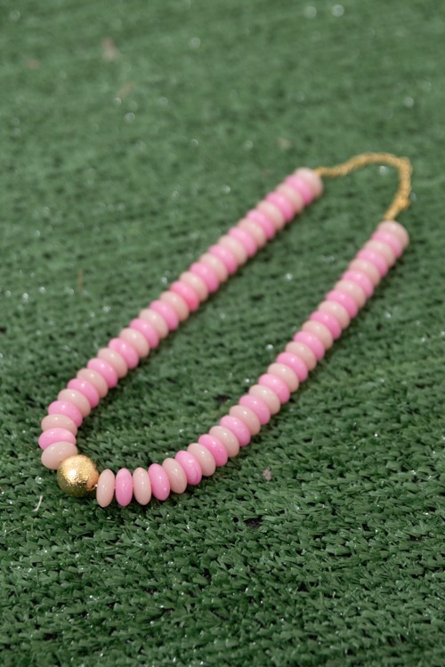 Rondelle Necklace, Pink - 4K7A0390.jpg