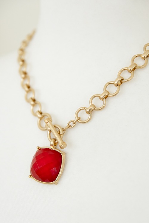 Gemma Stone Necklace, Red - 4K7A0401.jpg
