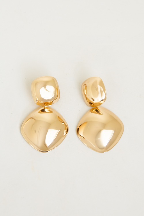 Hannah Drop Earring, Gold
