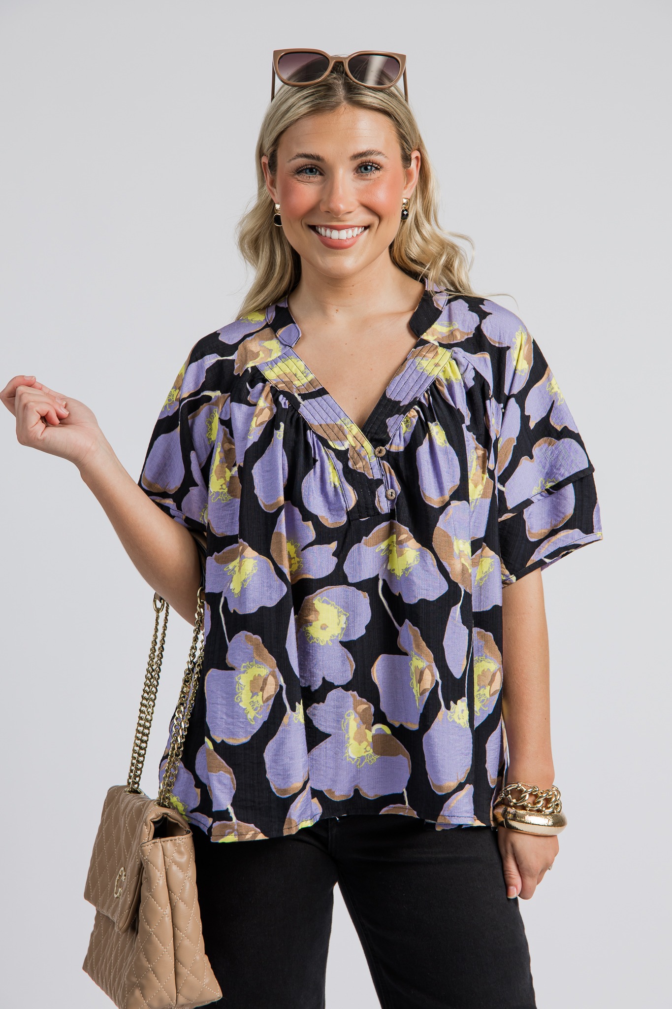 Luna Floral Top, Black - 4K7A0447.jpg