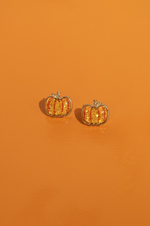 Pumpkin Earrings, Orange - 4K7A0464.jpg