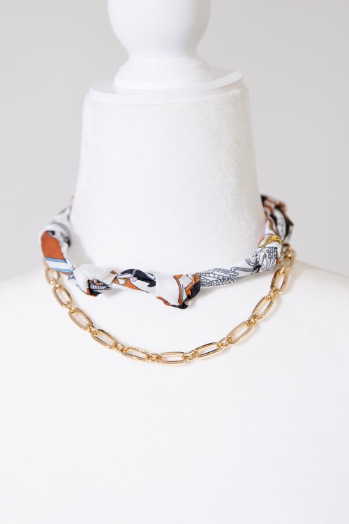 Samantha Scarf Necklace, Brown - 4K7A0489.jpg