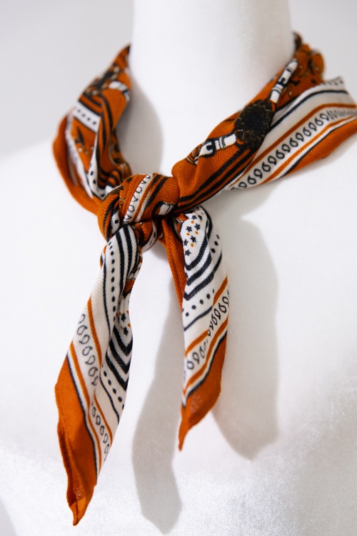 Retro Paisley Scarf, Orange - 4K7A0509.jpg