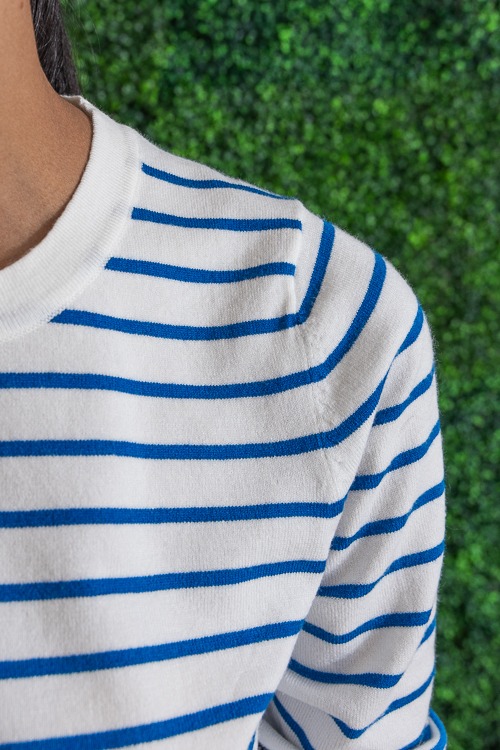 Landon Stripe Sweater, White/Blue - 4K7A0520- (1).jpg