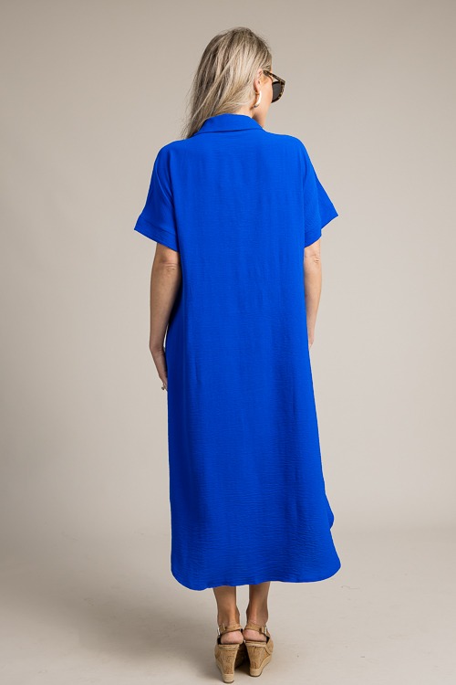 Shirt Dress Midi, Royal - 4K7A0590.jpg