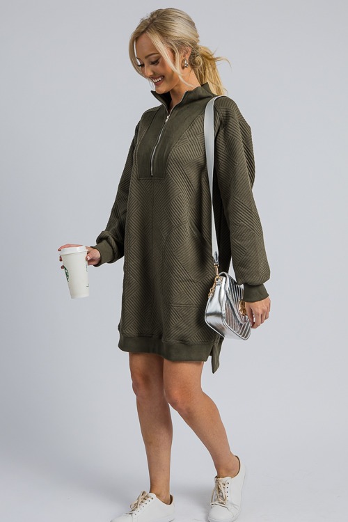 Texture Zip Pullover Dress, Oli - 4K7A0614.jpg