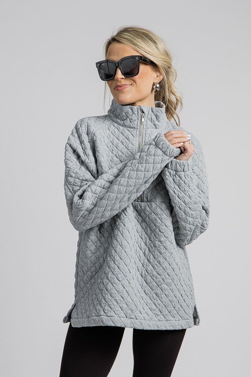 Quilted Knit Zip Pullover, H. Grey - 4K7A0627.jpg