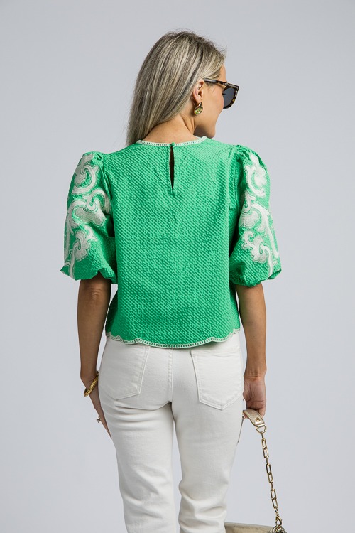 Jordyn Embroidery Top, Green - 4K7A0850.jpg