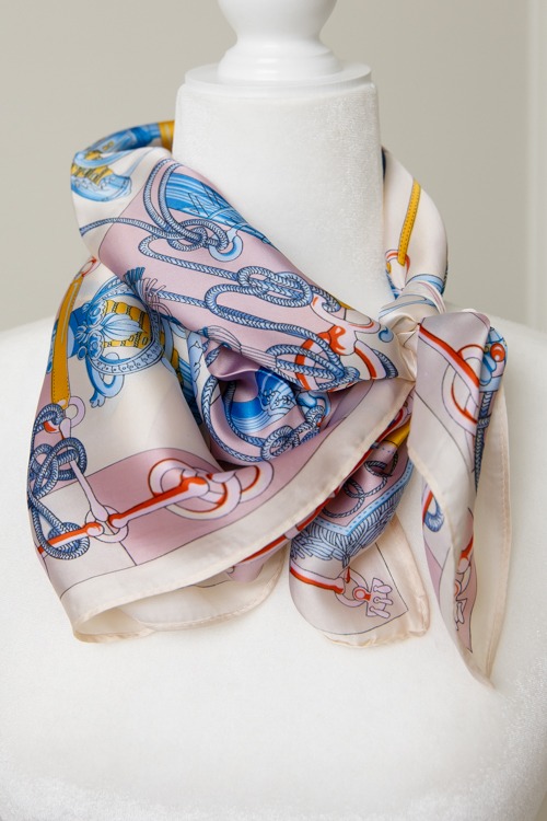 Liliana Silk Scarf, Pink