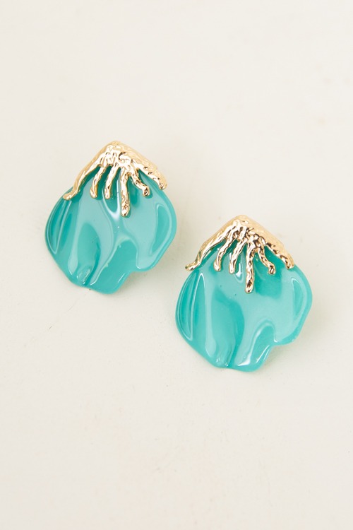 Petal Party Stud, Teal - 4K7A1002.jpg