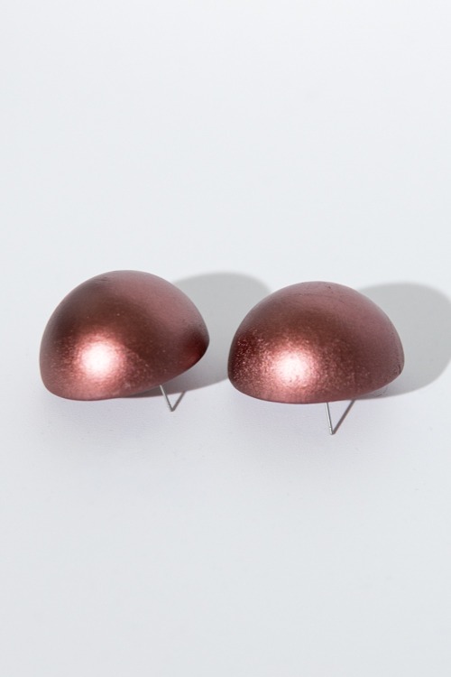 Margaret Dome Earring, Burgundy - 4K7A1007.jpg