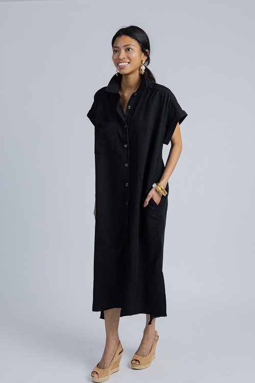 Corded Button Up Midi, Black - 4K7A1057h.jpg