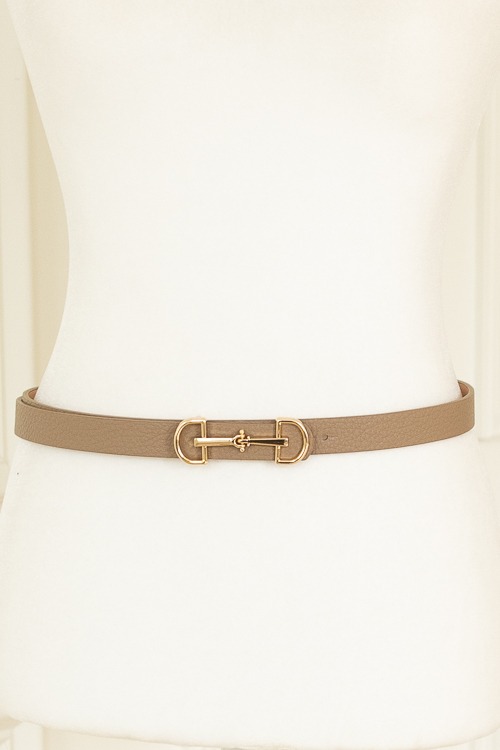 Slim Horsebit Belt, Taupe - 4K7A1151.jpg