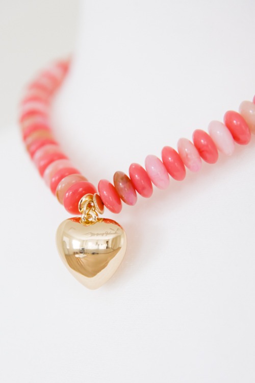 Beaded Heart Necklace, Coral - 4K7A1156-Edit.jpg