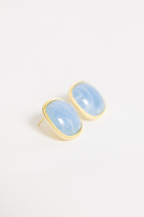 Izzy Stone Earring, Light Blue - 4K7A1162.jpg