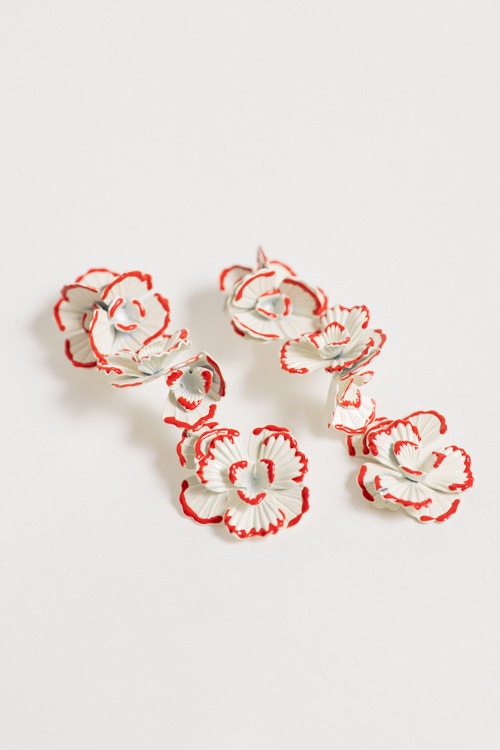 Statement Flower Drop Ear, Red - 4K7A1179.jpg