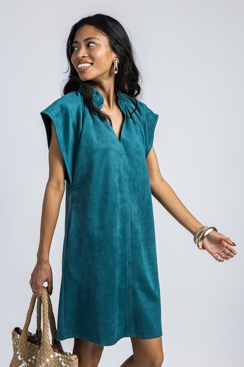 Clarice Suede Dress, Teal - 4K7A1271 crop below hem.jpg