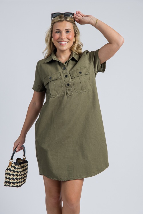 Samantha Shirt Dress, Olive - 4K7A1286- (5).jpg