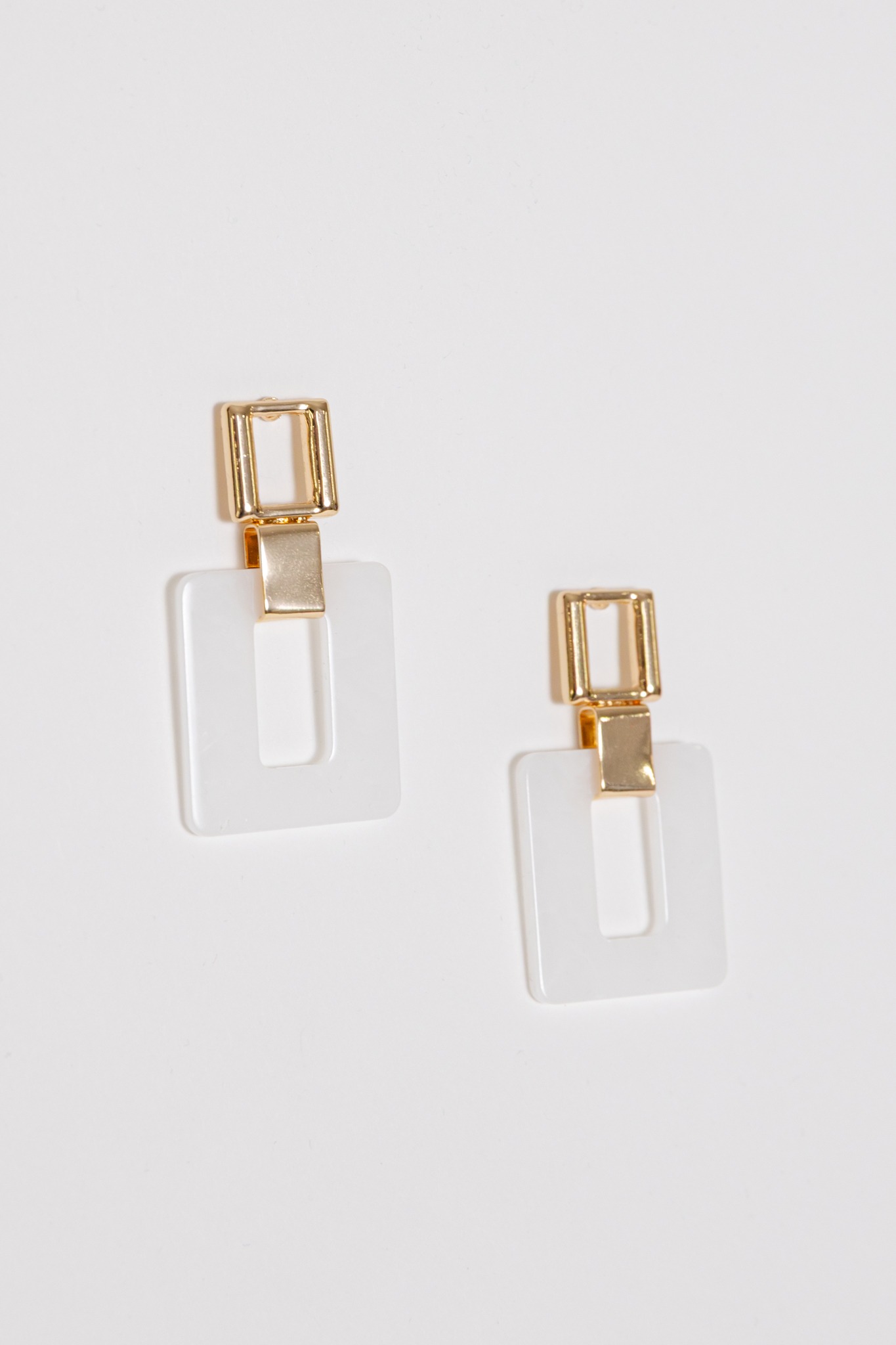 Squared Away Earring, White - 4K7A1292.jpg