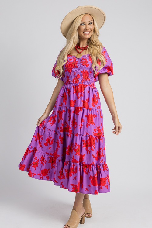 Evie Floral Midi, Purple/Red - 4K7A1311.jpg