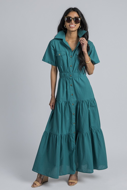 Shea Button Up Maxi, Teal - 4K7A1313p.jpg