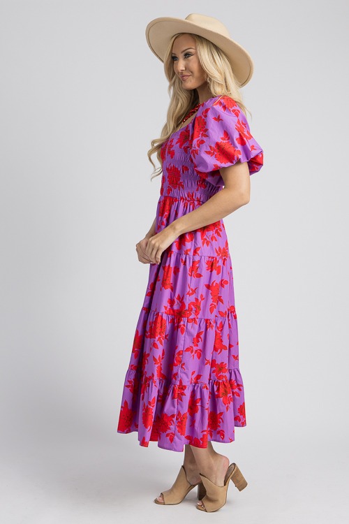 Evie Floral Midi, Purple/Red - 4K7A1317.jpg