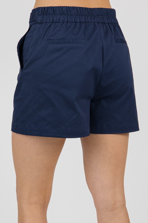 Button Detail Chino Shorts, Navy - 4K7A1341.jpg