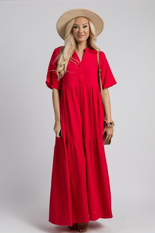 Jana Gauze Maxi, Cherry Red - 4K7A1362.jpg