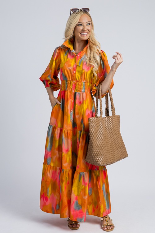 Judith Brush Print Maxi