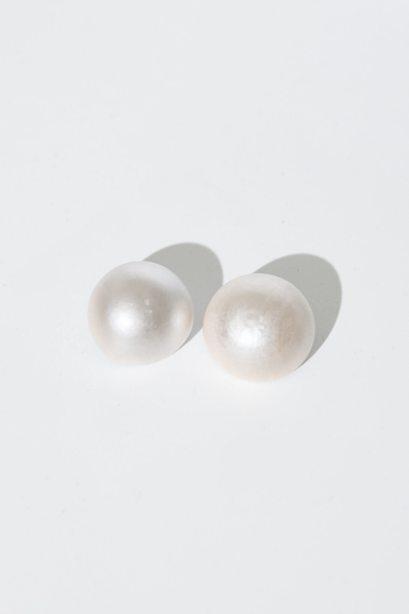 Dome Wood Earrings, Cream - 4K7A1490.jpg