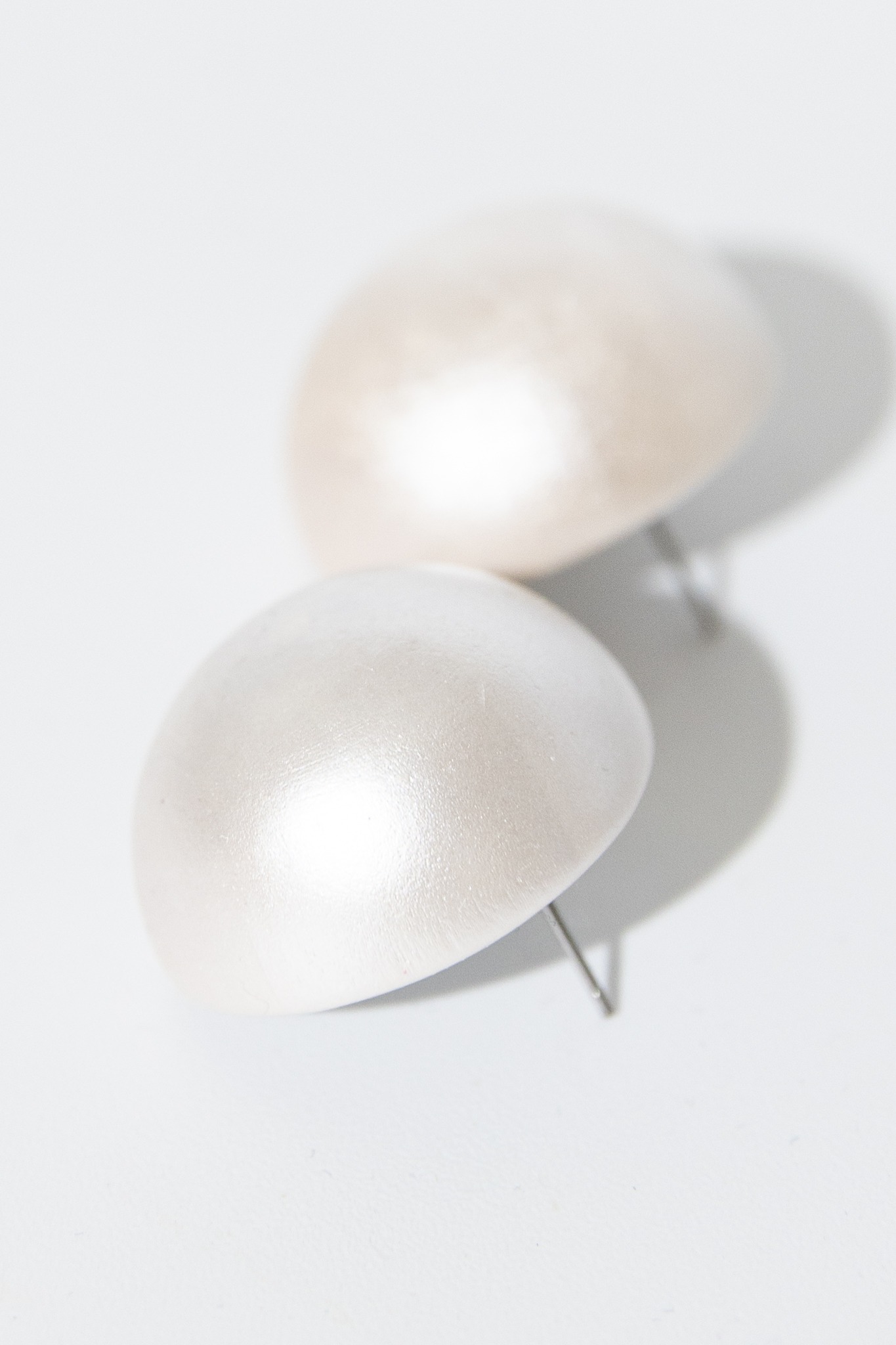 Dome Wood Earrings, Cream - 4K7A1497.jpg