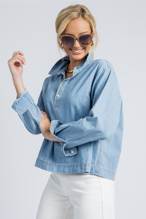 Chambray Shirt, Denim Blue - 4K7A1524.jpg