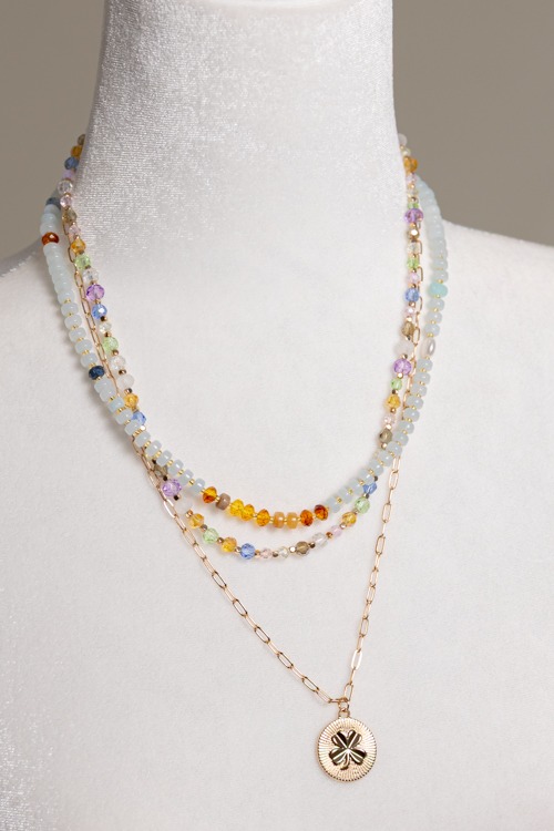 Mellie Layered Necklace, Multi