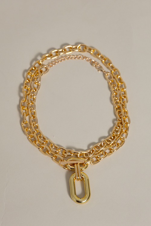 Elizabeth Chain Necklace, Gold - 4K7A1545.jpg