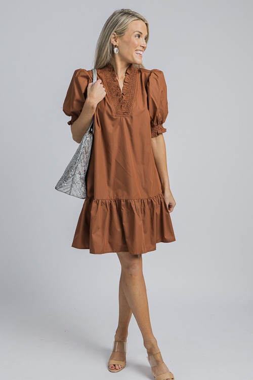 Ruffle Smock Trim Dress, Carame - 4K7A1556p.jpg