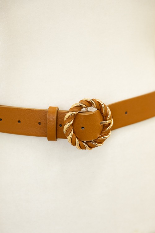 Twisted Buckle Belt, Brown - 4K7A1557.jpg