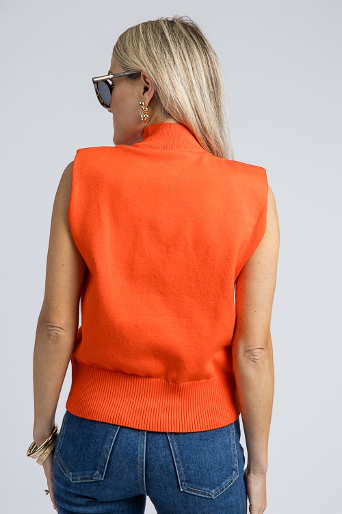 Bria Mock Neck Top, Orange - 4K7A1571.jpg