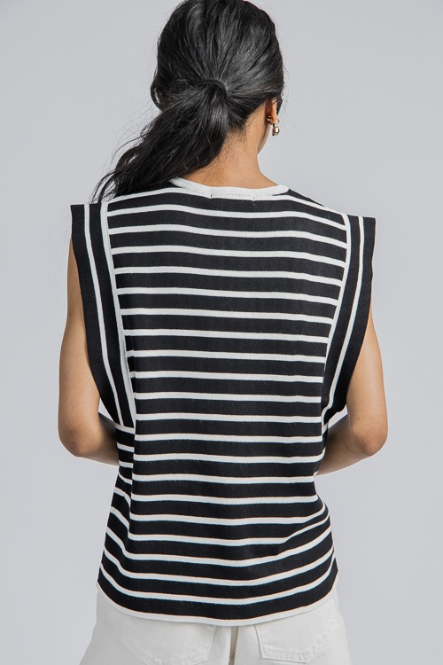 Button Detail Stripe Top, Blk/W - 4K7A1580- (9).jpg