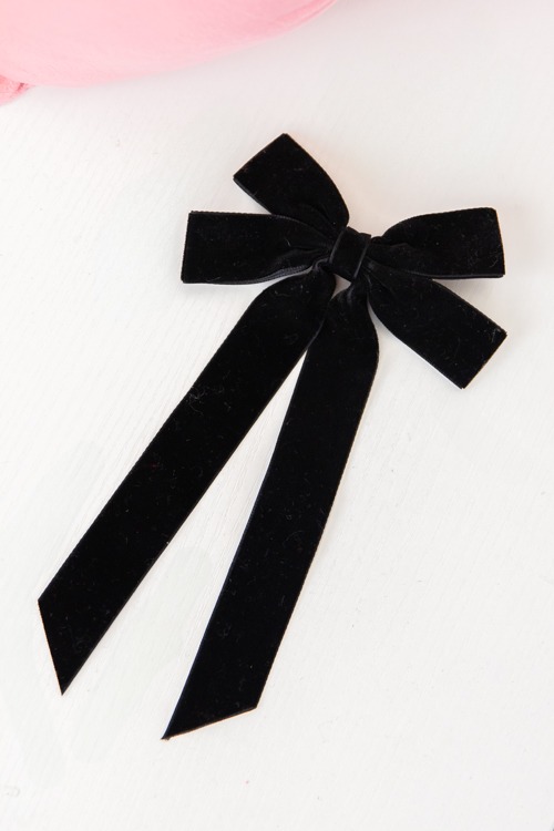 Velvet Bow Clip, Black - 4K7A1660.jpg