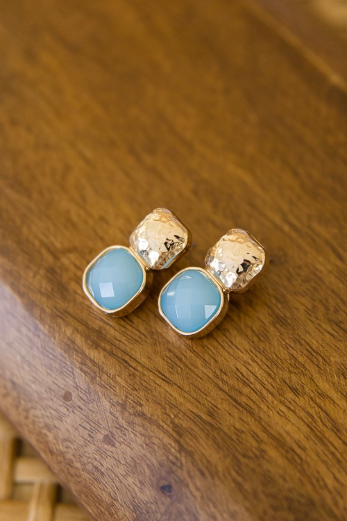 Simple Statement Earrings, Blue - 4K7A1801.jpg