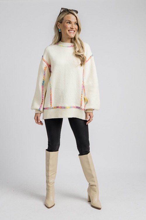 Riley Rainbow Stitch Sweater, Cream - 4K7A1827.jpg