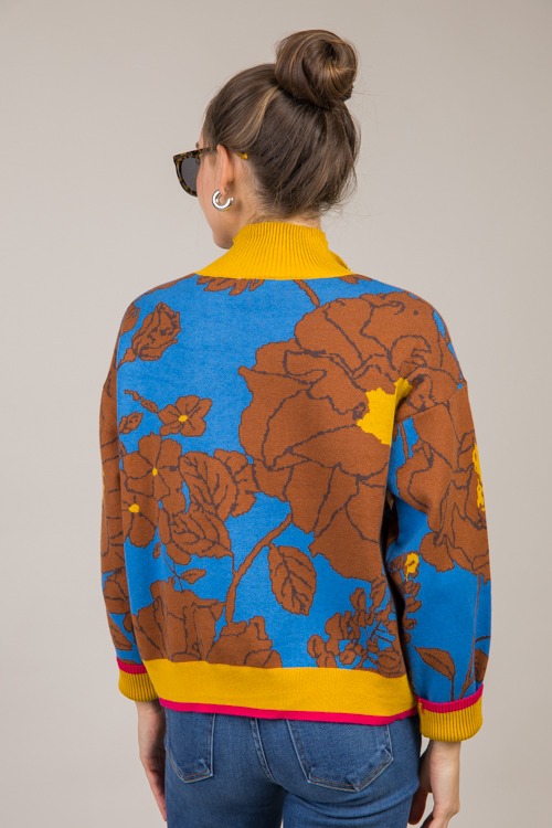 Floral Half Zip Sweater, Blue Brown - 4K7A1862.jpg